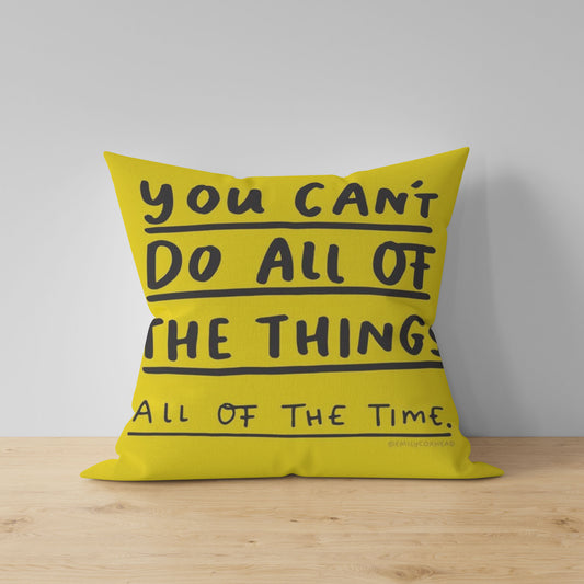 You Canot qoutes englisgh Velvet Cushion