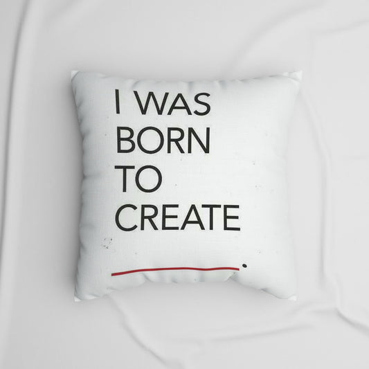 Born qoutes englisgh Velvet Cushion