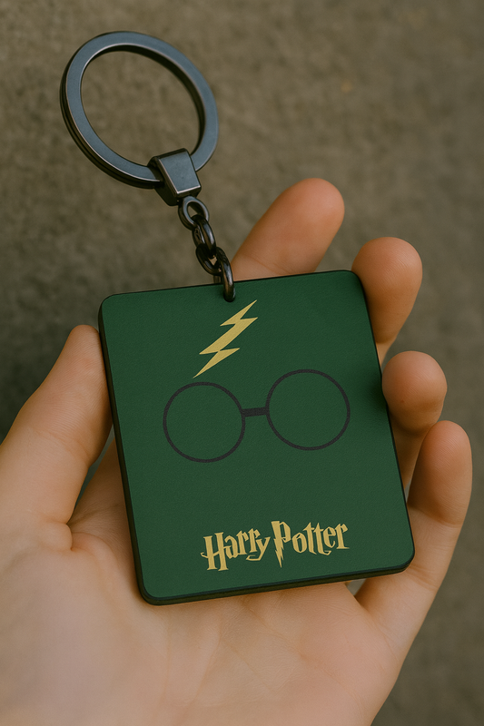 Harry Potter Green Cartoon Keychains