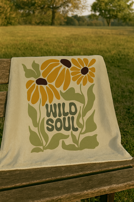 Rose Harmony Flower Premium Throw Blanket