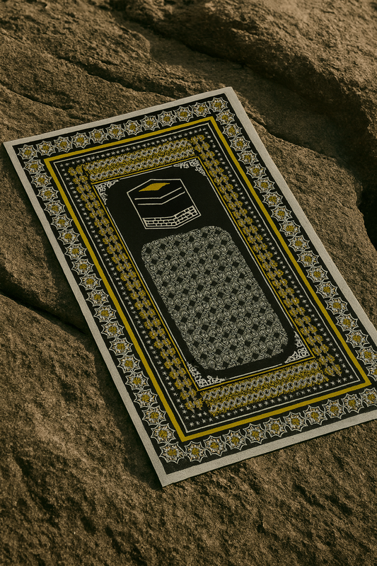 Kaaba Premium Velvet Prayer Mat