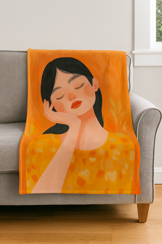 Botanic Bliss Girls Premium Throw Blanket