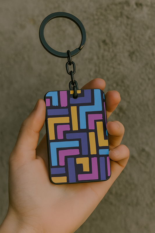 Garden Motifs Pattern Keychains