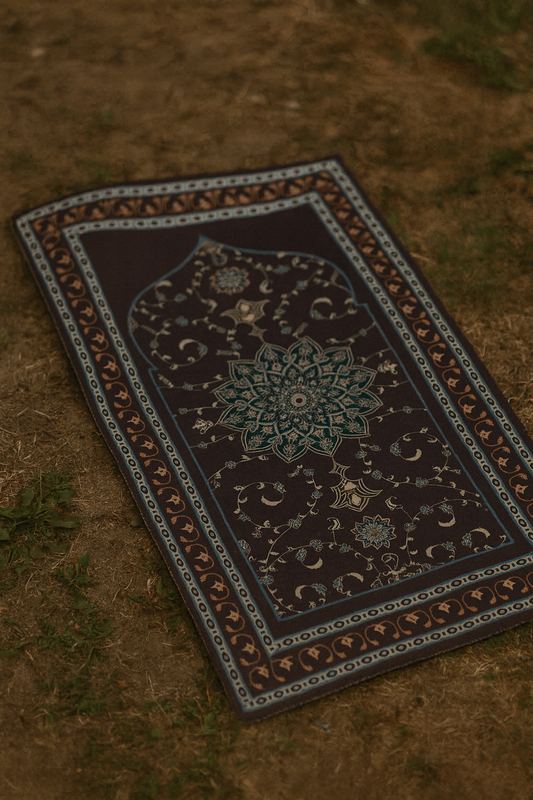 Velvet Serenity Premium Velvet Prayer Mat