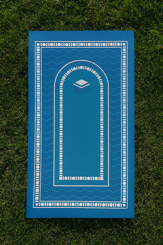 Divine Sajjadah Premium Velvet Prayer Mat