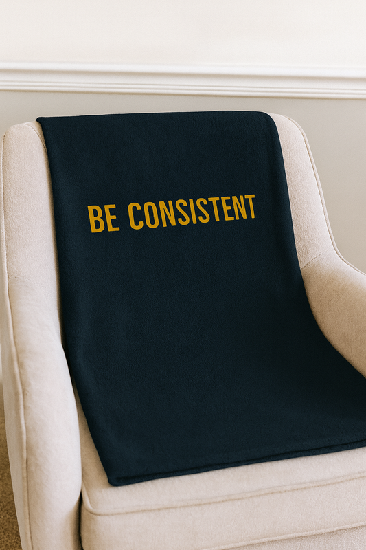 Be Consentst qoutes englisgh Premium Throw Blanket