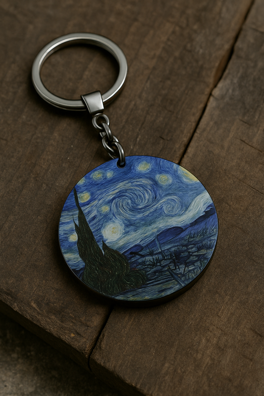 starry night Art Keychains
