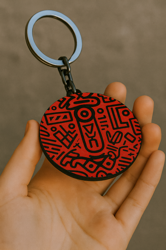 Sky Patterns Pattern Keychains
