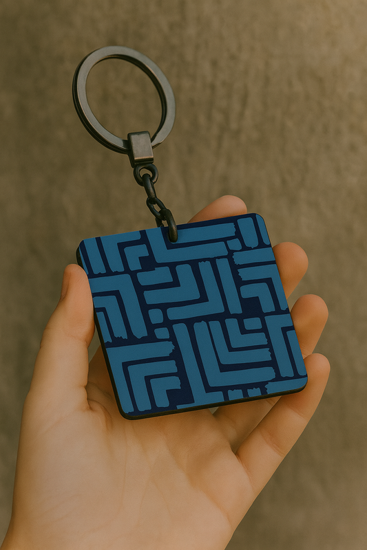 Desert Flow Pattern Keychains