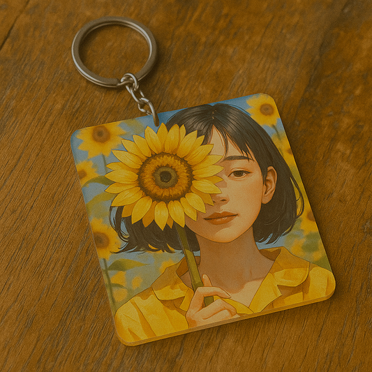 Sunflower Girls Keychains