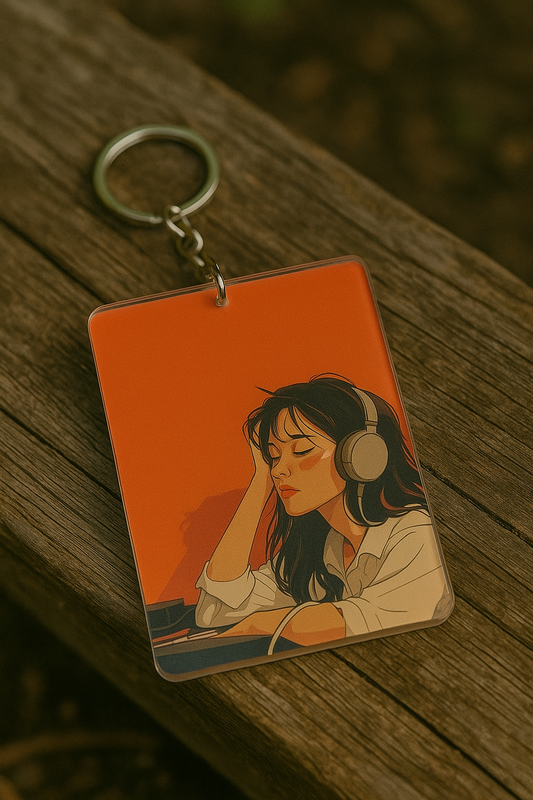 Music Girls Keychains