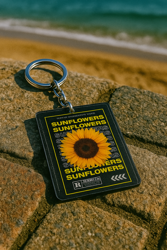 Sunflower Flower Keychains