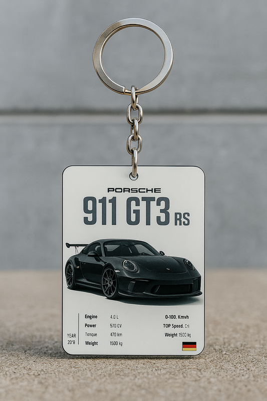911 GT3 Car Keychains