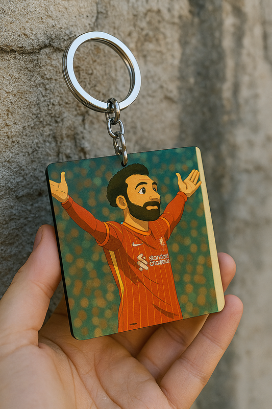 mohamed salah football player Keychains