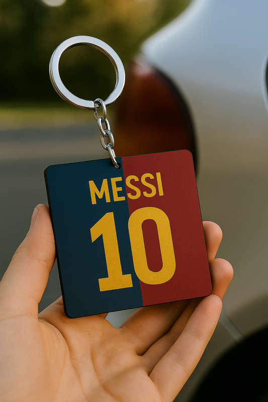 Messi Barcelona football player Keychains