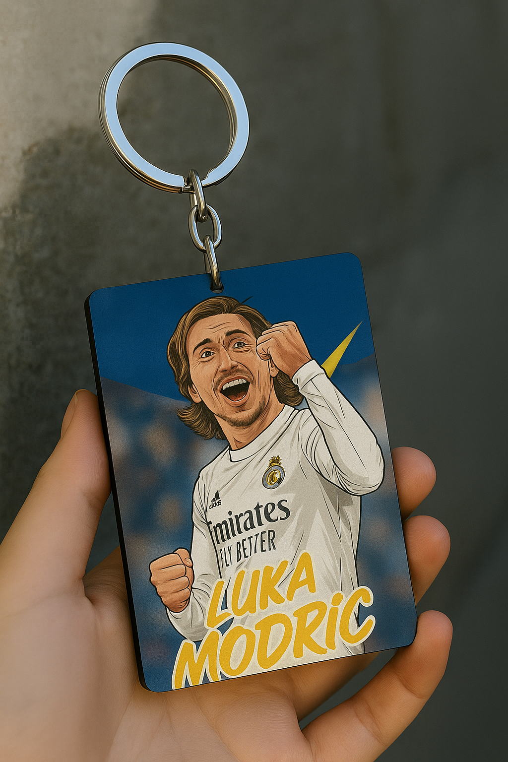 Luka Modrić football player Keychains