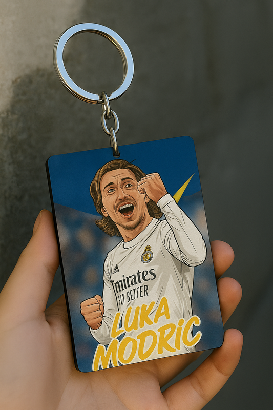 Luka Modrić football player Keychains