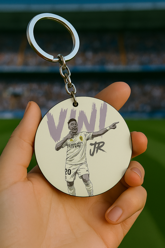 Vinicius Junior football player Keychains