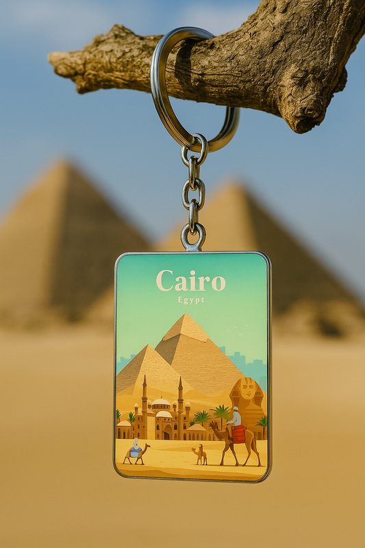 Cairo Travel Keychains