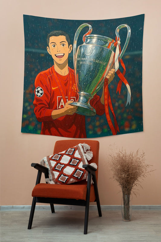 Cristiano Ronaldo Champions League football player typistry