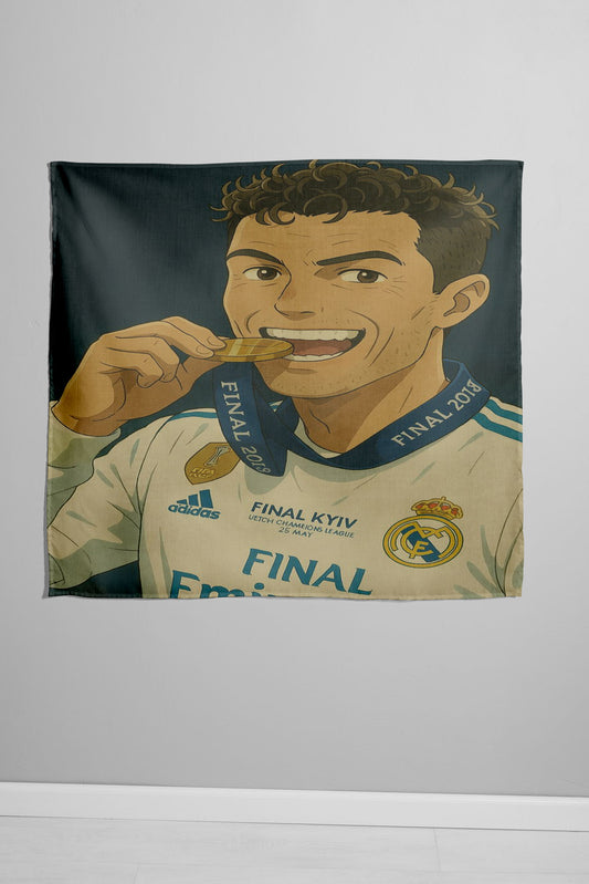 Cristiano Ronaldo Medal football player typistry