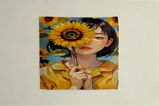 Flower Art Girl typistry