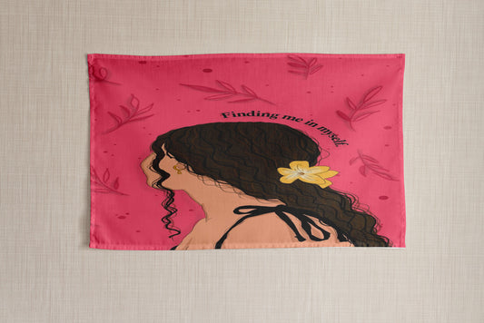 Girl Pink Yellow Girl typistry