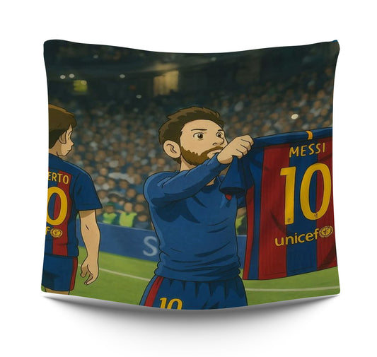 Messi T-Shit football player typistry