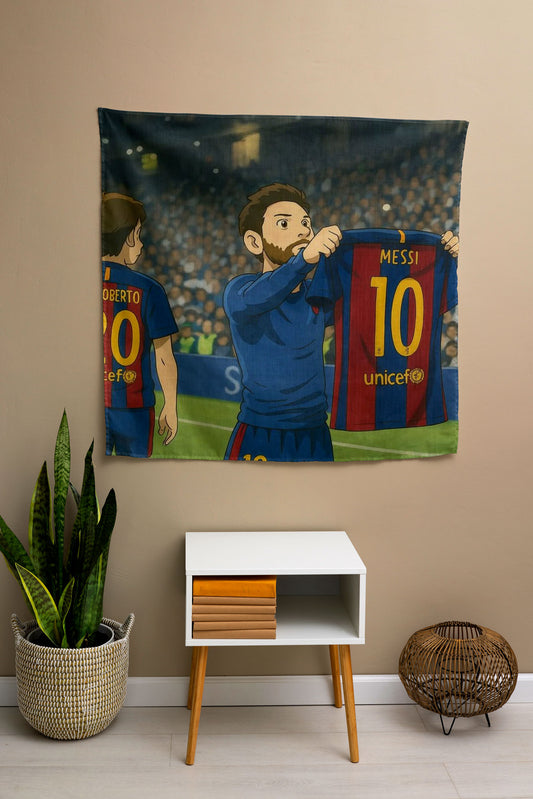 Messi T-Shit football player typistry