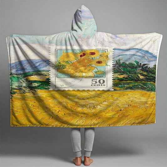 50 Cent night Black Premium Hooded Blanket