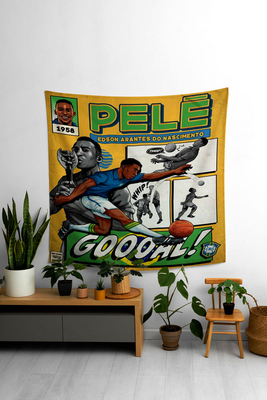 Pele football player typistry