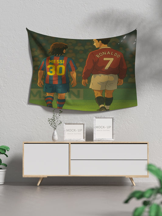 Ronaldo Messi football player typistry