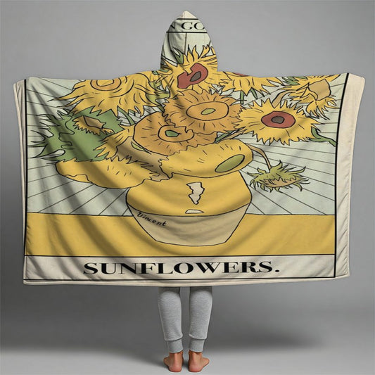 SunFlower Premium Hooded Blanket