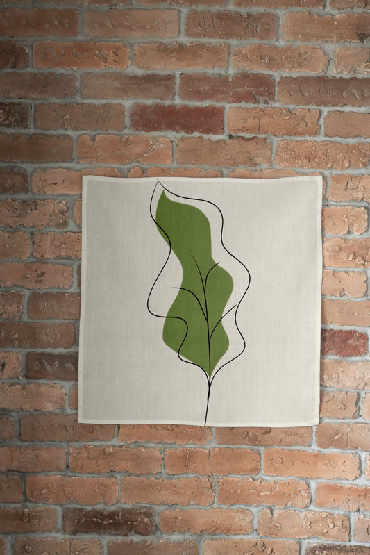 Tree Sleeve neutral abstract art typistry