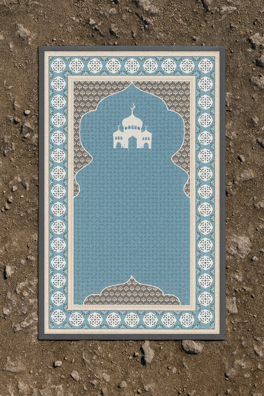 Spiritual Haven Premium Velvet Prayer Mat
