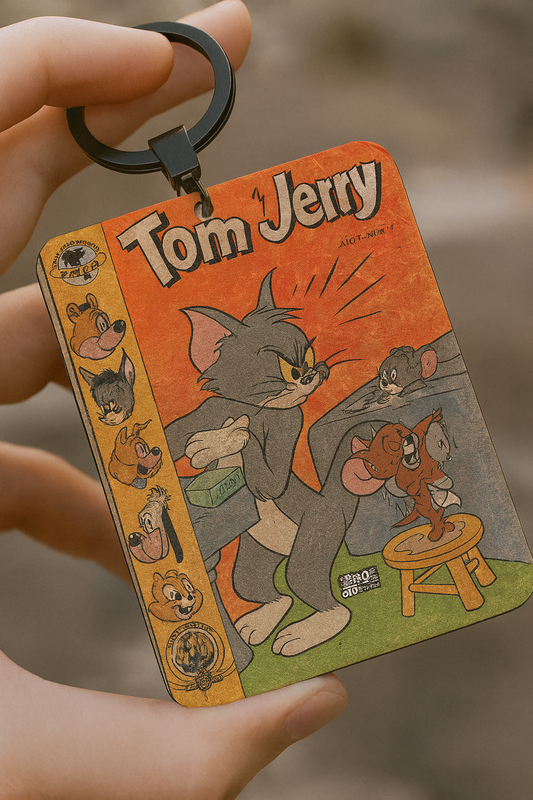 Tom And Jerry Green Cartoon Keychains