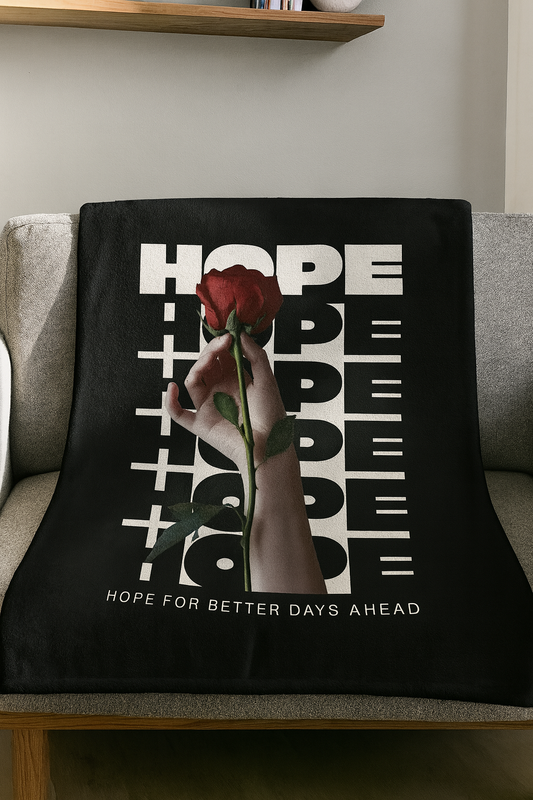 Golden Bloom Flower Premium Throw Blanket