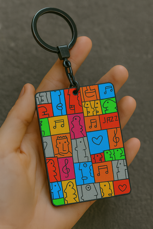 Heritage Motifs Pattern Keychains