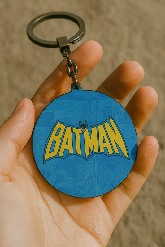 batman Blue Superhero Keychains
