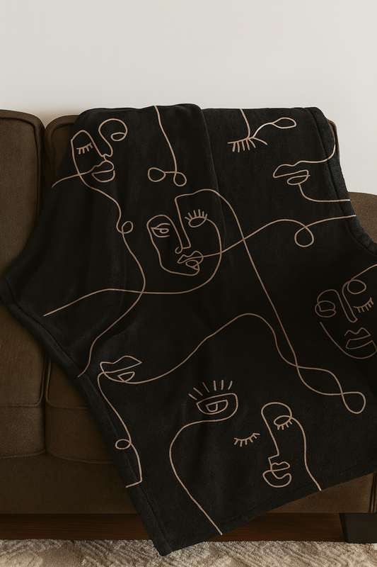 Chic Repeats Pattern Premium Throw Blanket