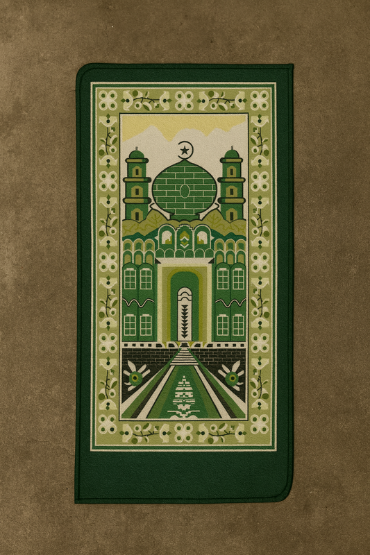 Noor Sajjadah Premium Velvet Prayer Mat