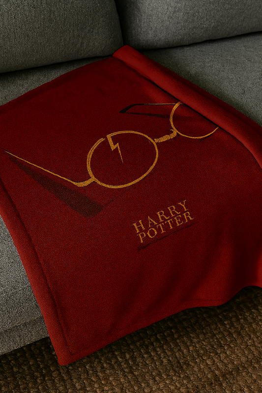 Harry Potter Cartoon Premium Throw Blanket
