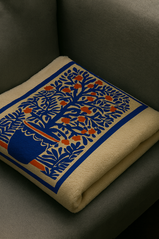 The Rose Atelier Flower Premium Throw Blanket