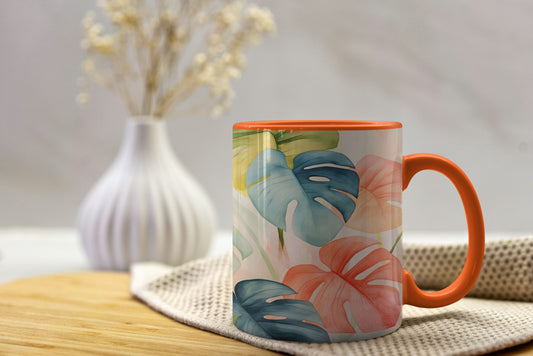 Treers neutral abstract art Mug