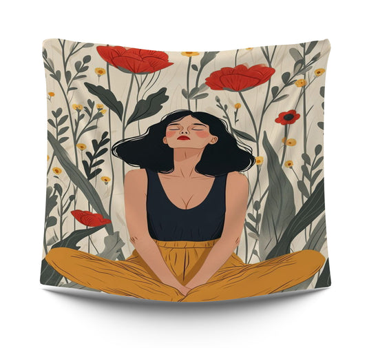 Girl Yoga Sleeve Girl typistry (