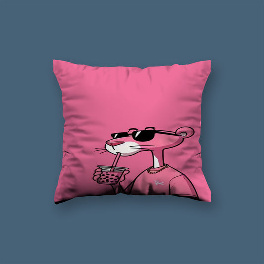 pink panther Cartoon Velvet Cushion