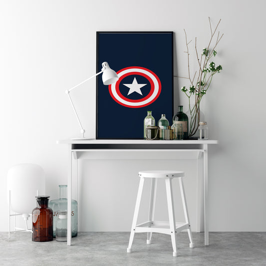 Captain America Superhero posters Frame
