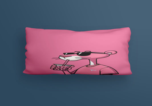 pink panther Cartoon Velvet Cushion
