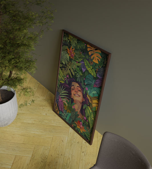 Girl Tree girl Frame