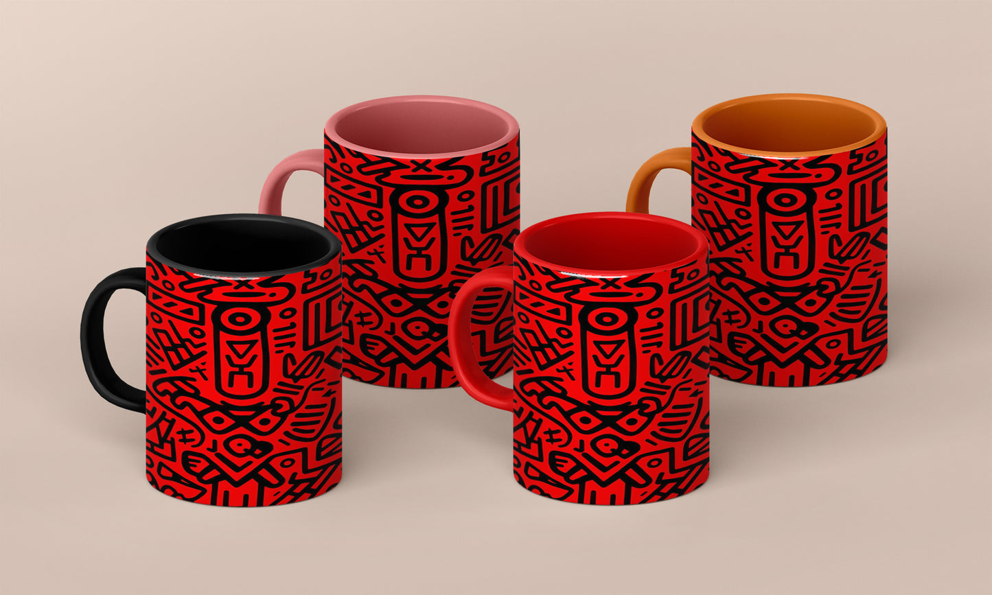 Motion Motifs Pattern Mug